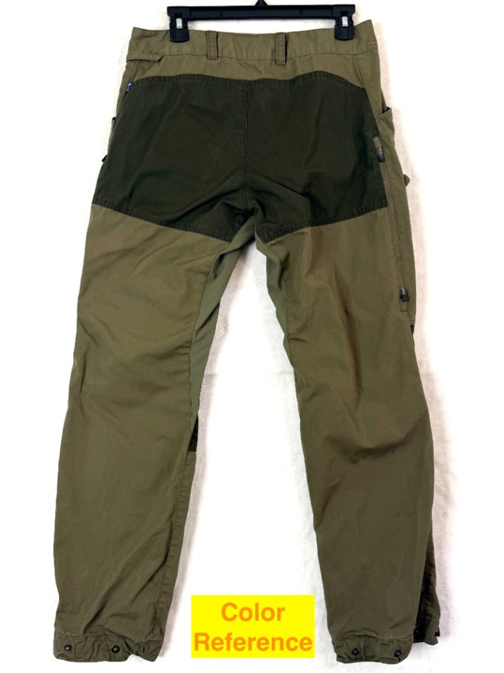 FJALLRAVEN G 1000 Ventilated Trousers Hike Trek Gorpcore Cargo Pants 30 Green - Picture 8 of 10